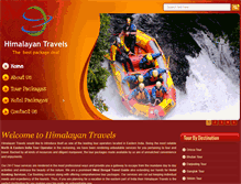 Tablet Screenshot of himalayantravels.net
